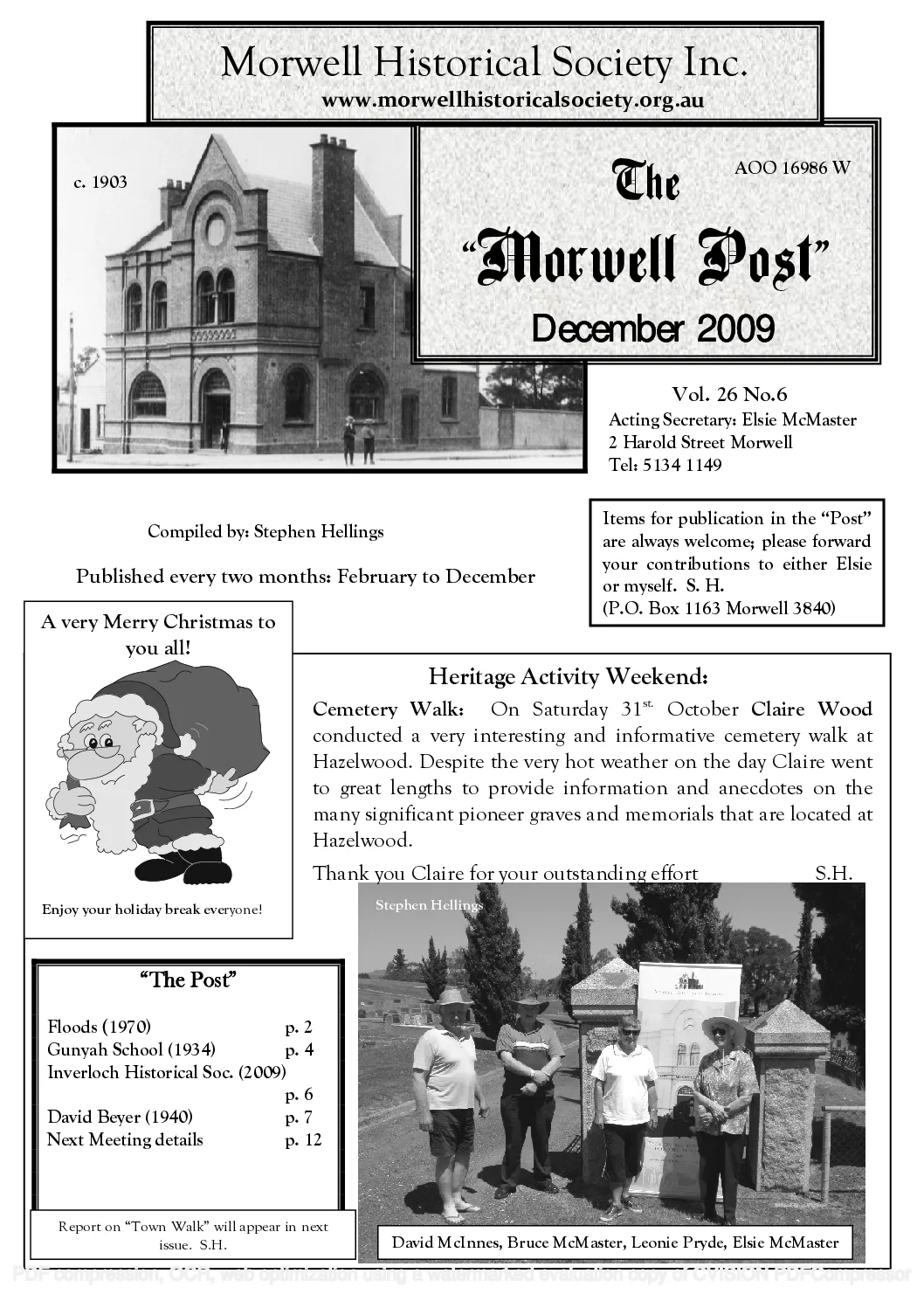 Newsletter December 2009