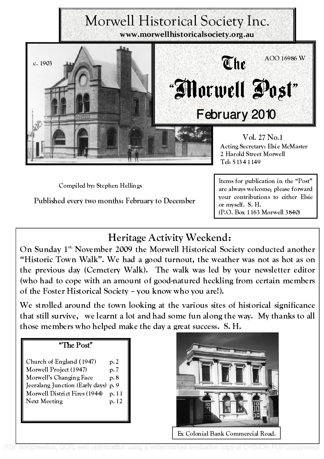 Newsletter February 2010