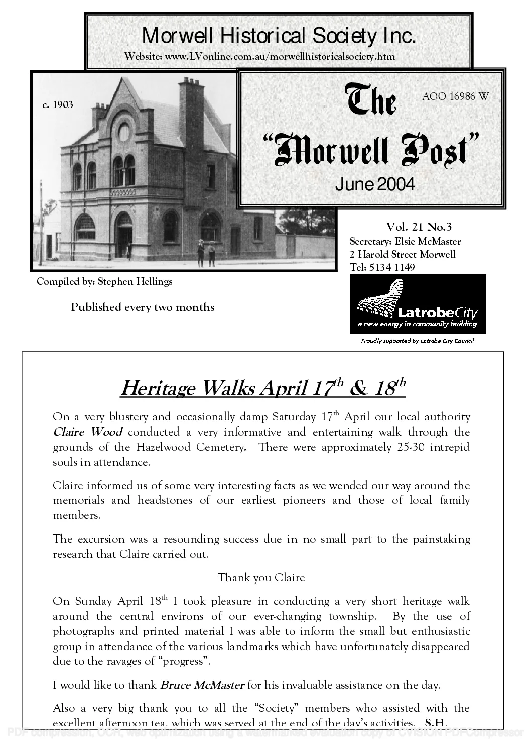 Newsletter June 2004