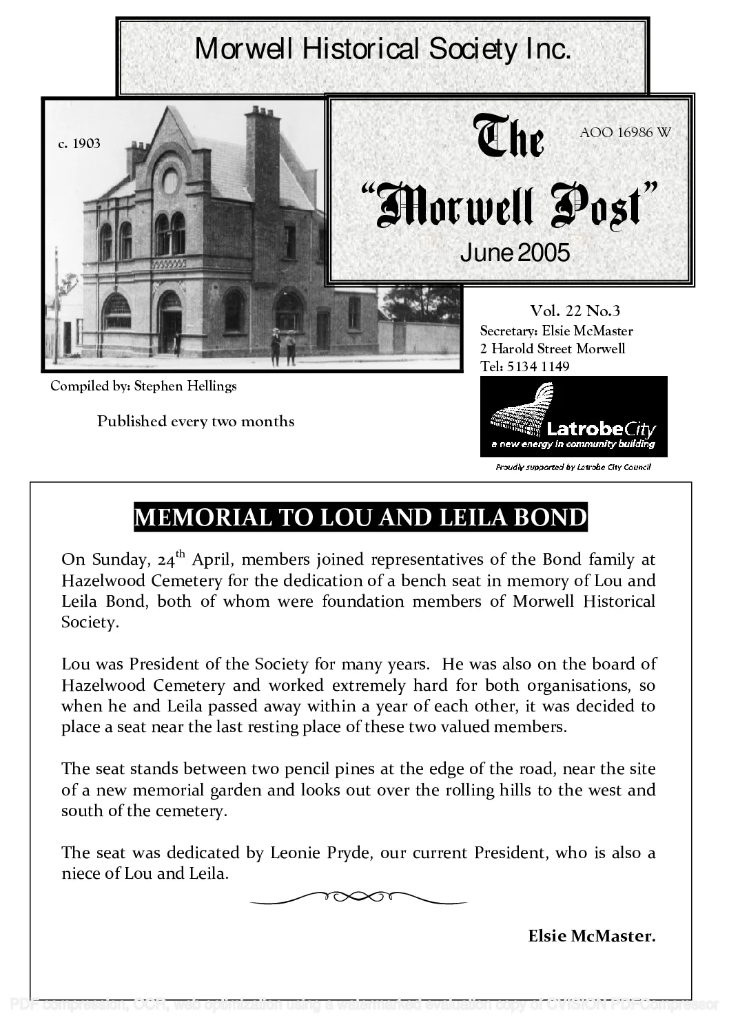 Newsletter June 2005