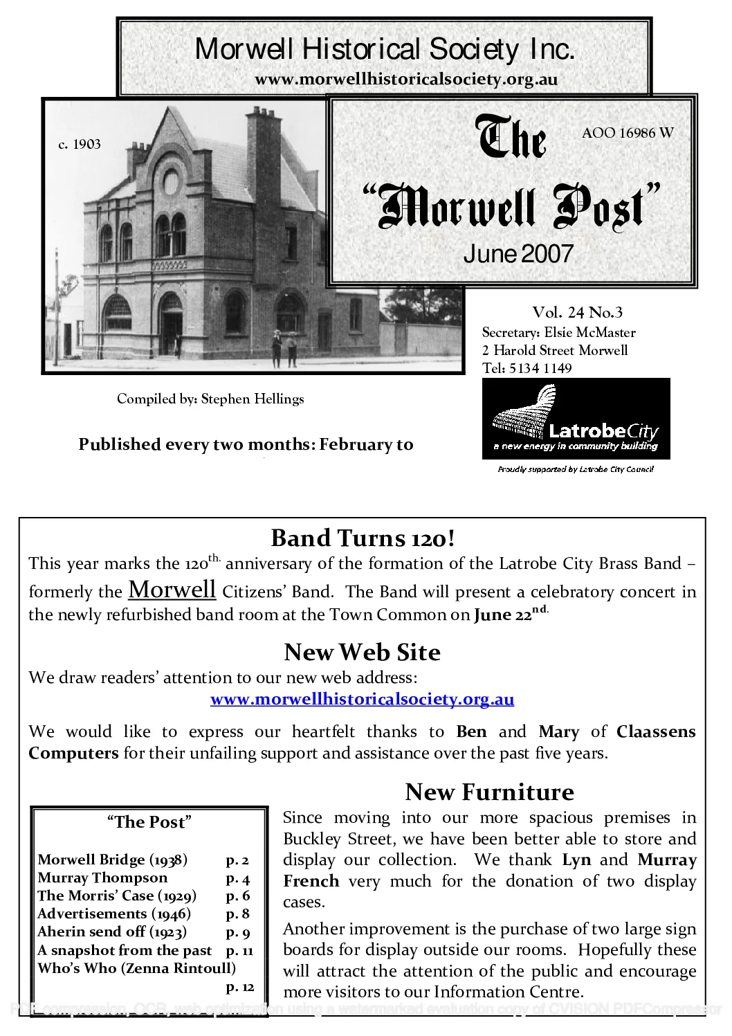 Newsletter June 2007