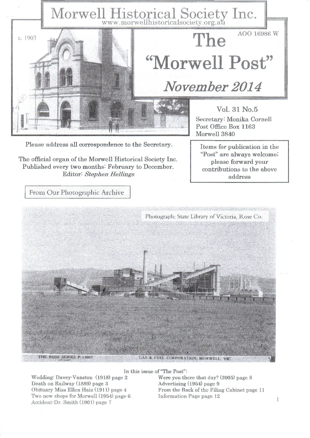 Newsletter November 2014