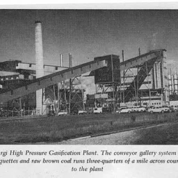 Lurgi high pressure brown coal gasification plant at Morwell.